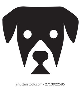 Silhueta preta vetorial de um cão isolado em um fundo branco. labrador retriever cão raça preto silhueta logotipo set.