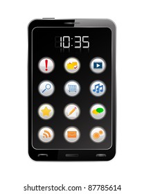 Vector Black Smartphone
