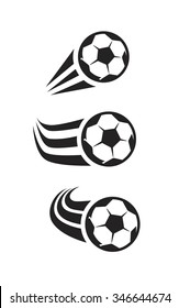 vector black Soccer icon on white background