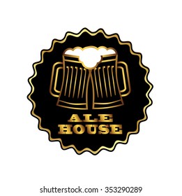 vector black stamp "alehouse"