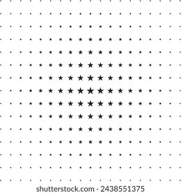 vector negro estrella semitono sobre fondo blanco