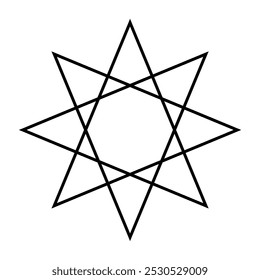 vector black star icon with white background