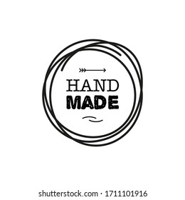 Vector black tags and badges with words and phrases on white background. Hand made. Perfect for your business. Vector illustration.