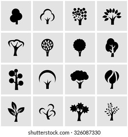 Similar Images, Stock Photos & Vectors of abstract tree icon set