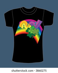 vector black t-shirt design