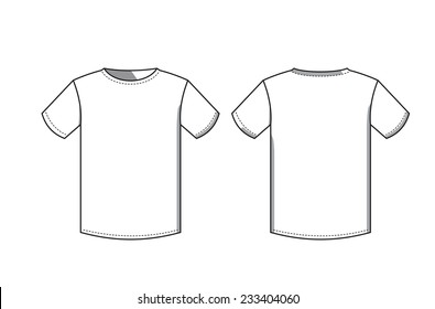 Vector Black Tshirt Icon On White Stock Vector (Royalty Free) 233404060 ...