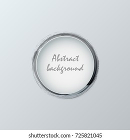 Vector Black watercolor with circles, abstract background