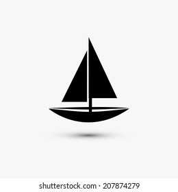 Vector black web icon on white background. Eps10