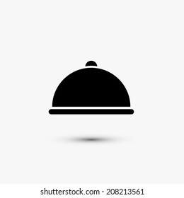 Vector black web icon on white background. Eps10