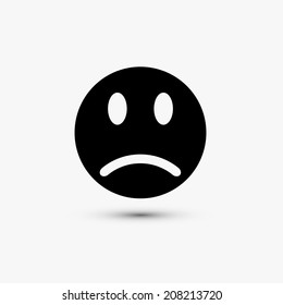 Vector black web icon on white background. Eps10