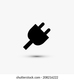 Vector black web icon on white background. Eps10