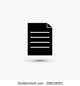 Vector black web icon on white background. Eps10