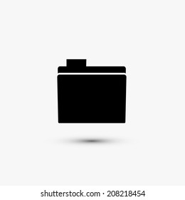 Vector black web icon on white background. Eps10