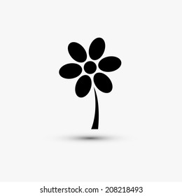 Vector black web icon on white background. Eps10