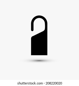 Vector black web icon on white background. Eps10