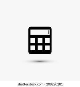 Vector black web icon on white background. Eps10