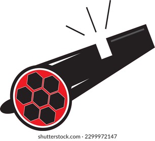vector black whistle and ball logo