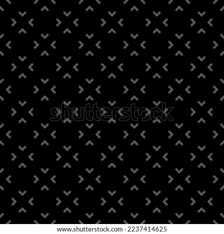 Vector. Black and white abstract ethnic seamless pattern. Background of angle brackets. Mosaic. Design of packaging paper, textile printing, web design, cover, advertising and typographic products.