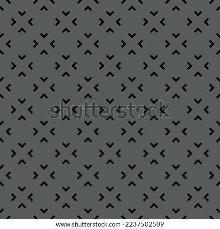 Vector. Black and white abstract ethnic seamless pattern. Background of angle brackets. Mosaic. Design of packaging paper, textile printing, web design, cover, advertising and typographic products.