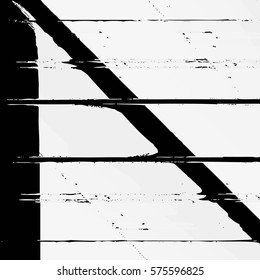 vector black and white abstract move stripes modern digital glitch graphic design damaged data file background
