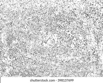 Vector black and white background, grunge texture with elements of destruction