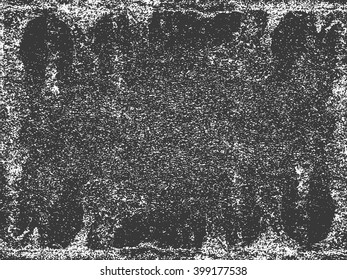 Vector black and white background, grunge texture with elements of destruction and scratches .