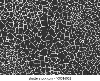 Vector black and white background, grunge texture with elements of destruction and scratches .