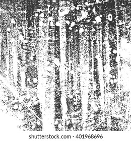 Vector black and white background, grunge texture with elements of destruction and scratches .