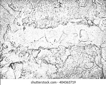 Vector black and white background, grunge texture with elements of destruction and scratches .