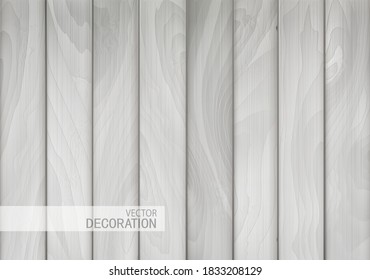 Vector Color negro y blanco de fondo de tablero de madera pintado con el tiempo. 