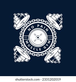 Vektor-Schwarz-Weiß-Grillplatte, Logo-Design
