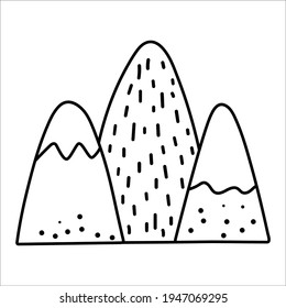 Black And White Mountain Clipart Stock Illustrations Images Vectors Shutterstock