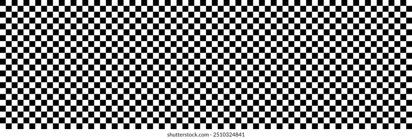 Vector Black And White Checkered Abstract Background