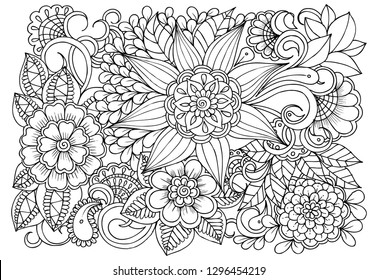 Vector Black White Colorin Page Colouring Stock Vector (Royalty Free ...