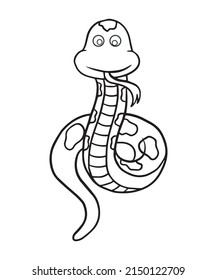 vector black white contour simple illustration of lily Animals
