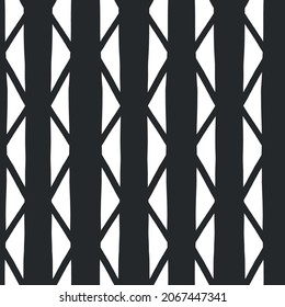 Vector black and white creative abstract pattern design. Great for all surfaces such as fashion, textiles, stationary, product packaging and more. 