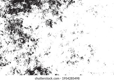 Textura de superposición de grunge en blanco y negro vectorial. Antecedentes abstractos.