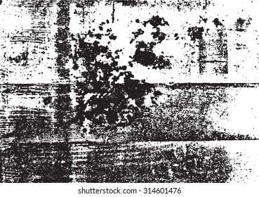 Vector black and white distressed grunge texture