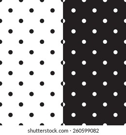Vector Black And White dots