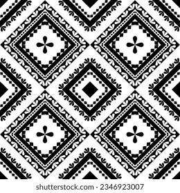 Vector black and white geometric patterns.