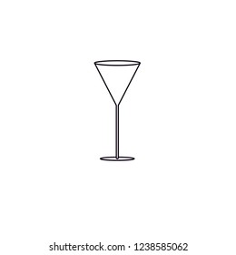 Vector Black and White Glass icon
