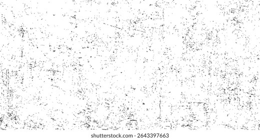 Vector black and white grunge abstract background, black on white antique distressed distressed backdrop