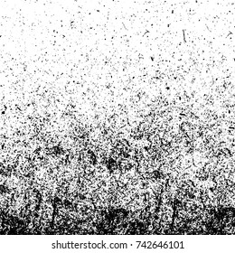 Vector black and white grunge background from stains and cracks