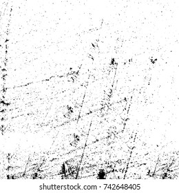 Vector black and white grunge background from stains and cracks