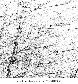 Vector black and white grunge background from stains and cracks