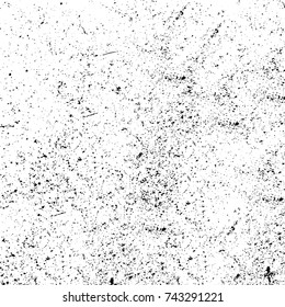 Vector black and white grunge background from stains and cracks