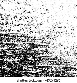 Vector black and white grunge background from stains and cracks