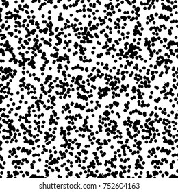 Vector black and white grunge background. Abstract monochrome pattern of stains, cracks, scratches print posters and design. Vintage elements and old texture of the ink