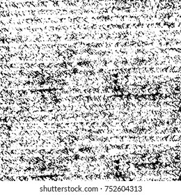 Vector black and white grunge background. Abstract monochrome pattern of stains, cracks, scratches print posters and design. Vintage elements and old texture of the ink