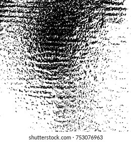 Vector black and white grunge background. Abstract monochrome pattern of stains, cracks, scratches print posters and design. Vintage elements and old texture of the ink